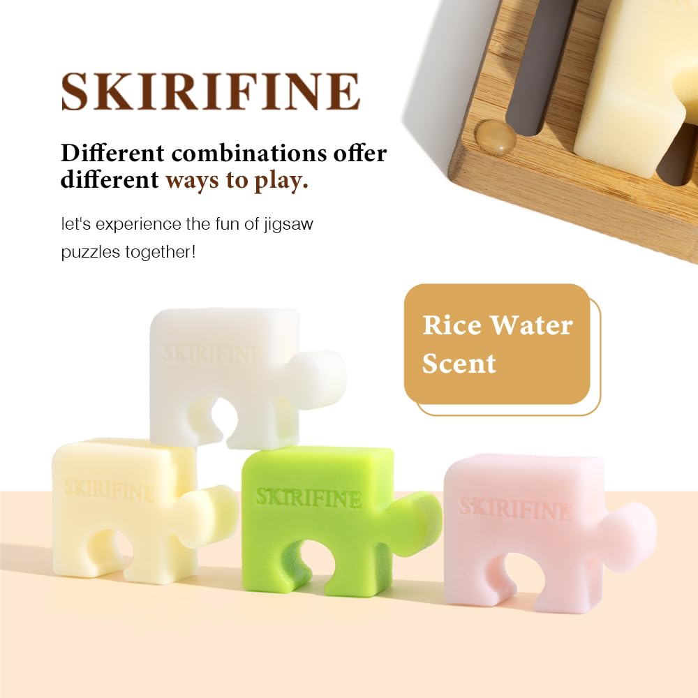Puzzle Rice Water Shampoo Bar for Dry Scalp, 3.5 oz image 3