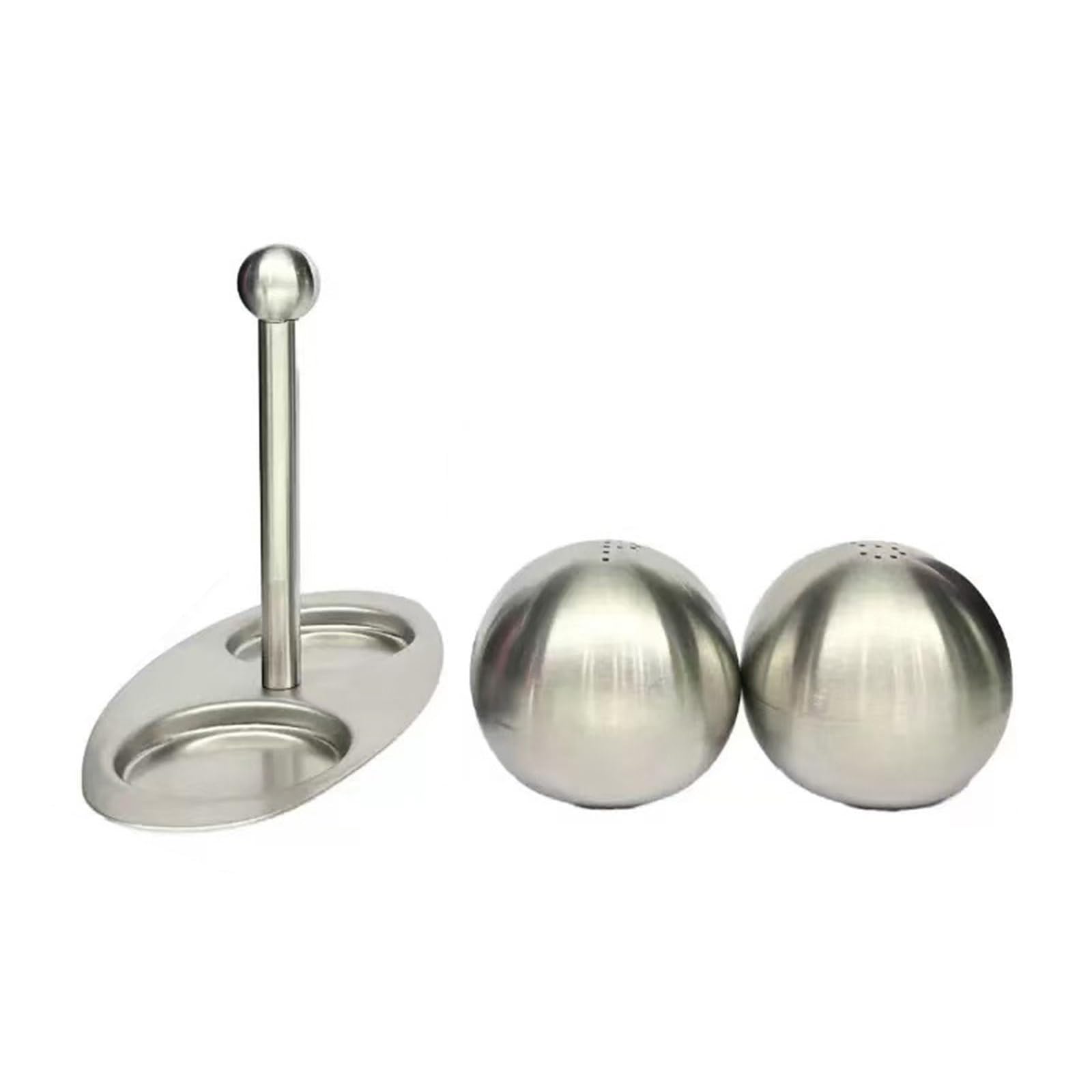 HDOYTXXM Stainless Steels Seasoning Container Set Cooking Bottle with Base Stand Condiment Box for Homes Kitchen Stainless Steels Container Set for Homes Kitchen