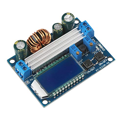 Image of REES52 Buck Boost Converter Display, Buck-Boost Board DC 5.5-30V 12v to DC 0.5-30V 5v 24v Adjustable Constant Current Voltage Step UP Down Voltage Regulator 4A 35W Power Supply Module