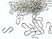 123zero 100 S Hook Connectors 1 Inch for Jewelry and Key Ring, KEY Chain and Pet Name Tag