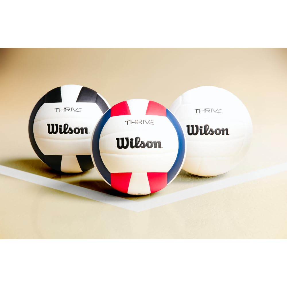 Wilson Thrive - Pelotas de Voleibol para Interiores, tamaño Oficial