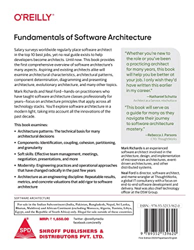 FUNDAMENTALS OF SOFTWARE ARCHITECTURE AN ENGINEERING APPROACH - Image 2