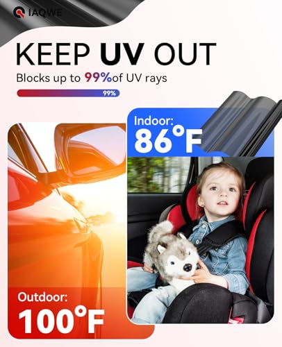 image for IAQWE Car Ceramic Window Tint 20