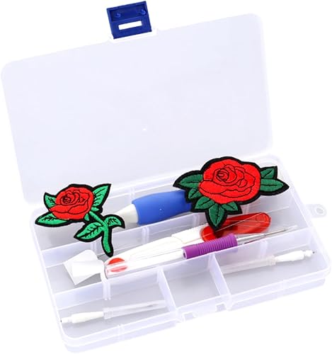 Miniatura 5 de EXCEART 3 Uds. Ultra Punch Needle Craft Tool para bordar punzón aguja bordado pluma artesanía para bordar enhebradores kits de bordado suministros