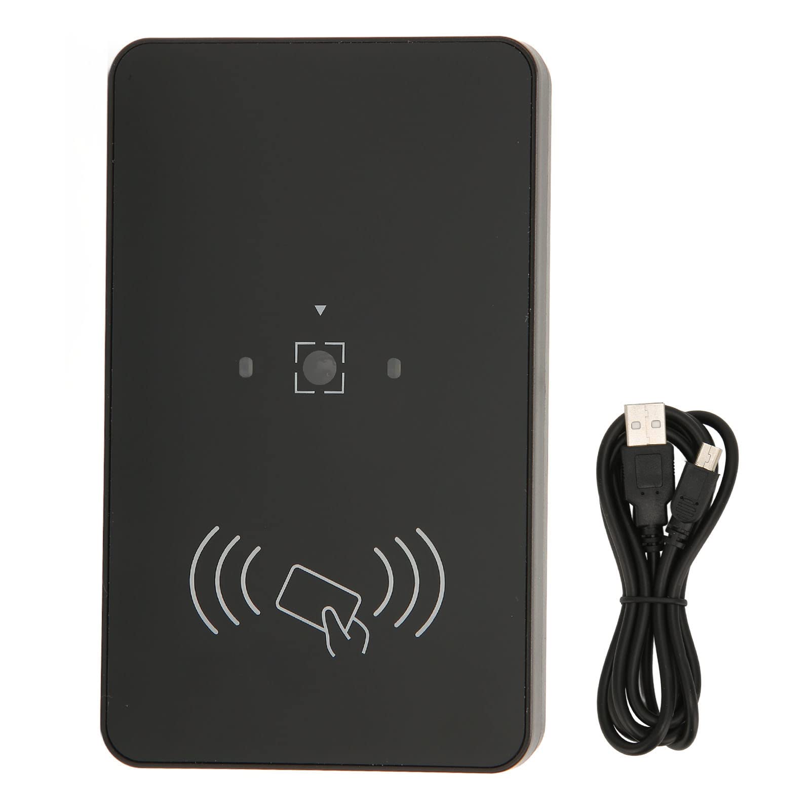 Lecteur de Carte à Puce d'accès, Lecteur de Carte RFID Rapide et précis Lecteur 2D Portable Scanner de Code QR Porte Carte RFID pour immeuble de Bureaux prenant en Charge Les Machines de visiteurs