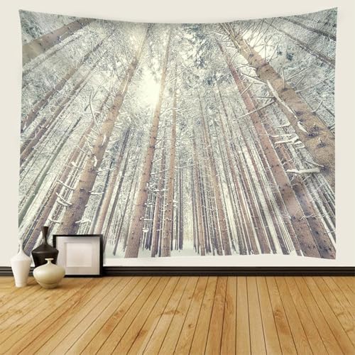 Tapisserie murale tissu forêt 150x150cm avec impression textile haute définition durable - 2