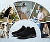 LARNMERN Slip on Safety Safety Shoes for Women Hands-Free Steel Toe Cap Trainers Slip-in Walking Work Health Care Nurse Shoe Size 5UK/38EU,Black #4