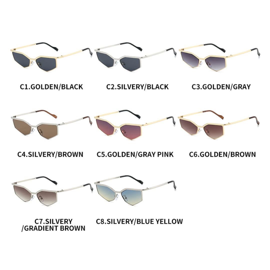 Gafas de sol metálicas a la moda