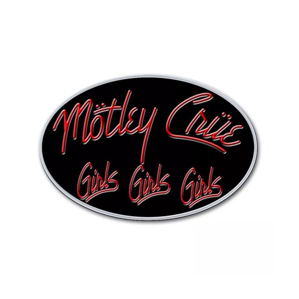 Rock Off Officially Licensed Products Girls Multi Motley Crue Pin Badge: