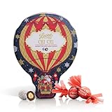 Leone dal 1857 - Latta Cri Cri Torinesi Cioccolato Fondente - Nocciola Ricoperta di Cioccolato e Granella di Zucchero - Edizione Limitata Natale in Mongolfiera - Latta Mongolfiera 60 gr