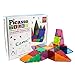 PicassoTiles 100 Piece Set 100pcs Magnet Building Tiles Clear Magnetic 3D Building Blocks Construction Playboards, Creativity beyond Imagination, Inspirational, Recreational, Educational Conventional