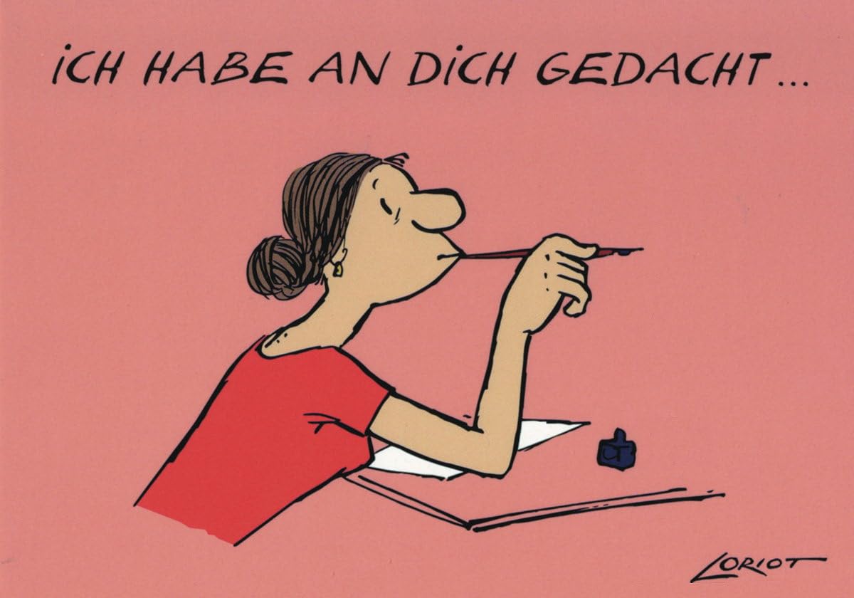 Inkognito Loriot Postkarten 10er MIX – Satirische Motive 'Mann/Frau/Paar', Vom Berliner Verlag