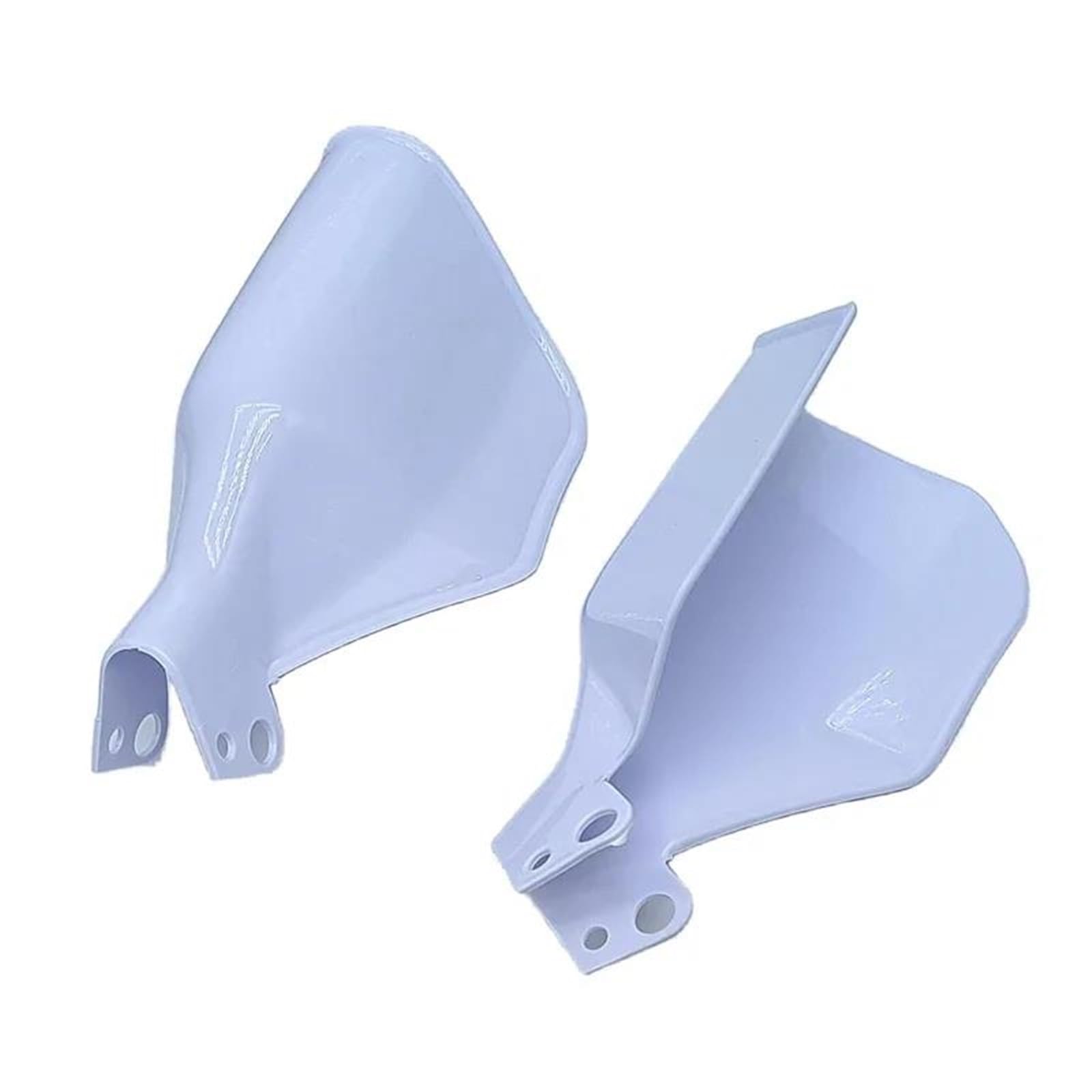HDHCSCAGH Motorcycle Handguard Shield Universal 1 Pair Handguard Grip Hand Protector Motorcycle Wind Guards Handlebar Cover Handlebar Protection Covers(White)