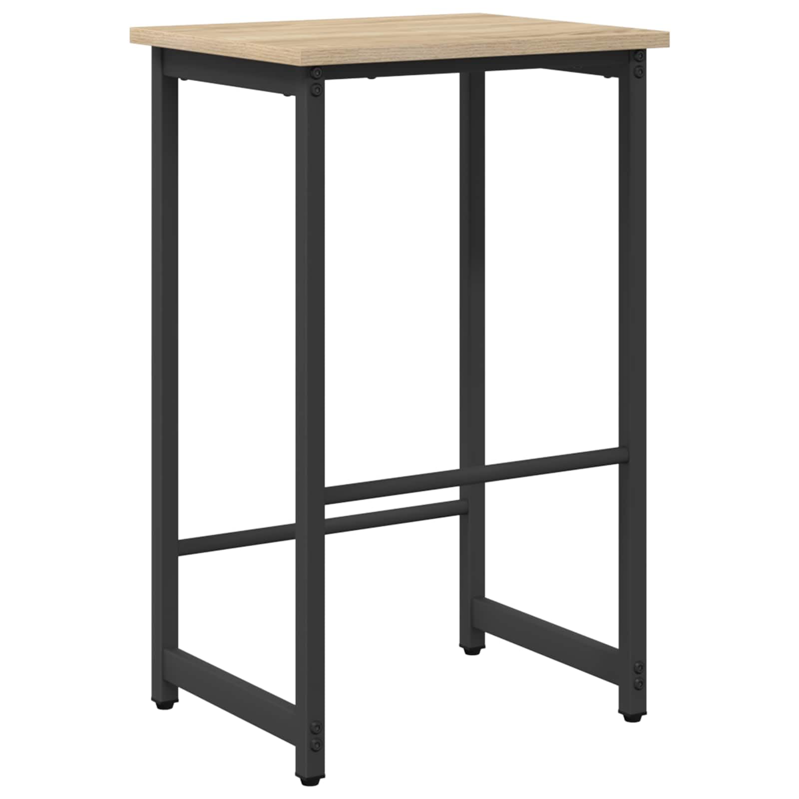 Taburete de Bar Roble Sonoma 40 x 32 x 64 cm Madera Acero