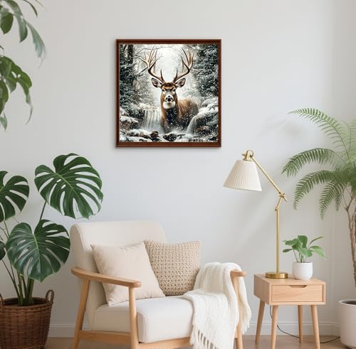 Image of QENSPE Diamond Art Kits for Adults, Antelope Diamond Painting Kits