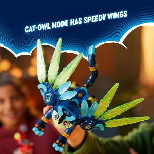 Image of LEGO DREAMZzz Zoey and Zian The Cat-Owl, TV Show Inspired Animal Toy Building Set for Kids, Toy for Girls and Boys Ages 9 Years Old and Up, 71476