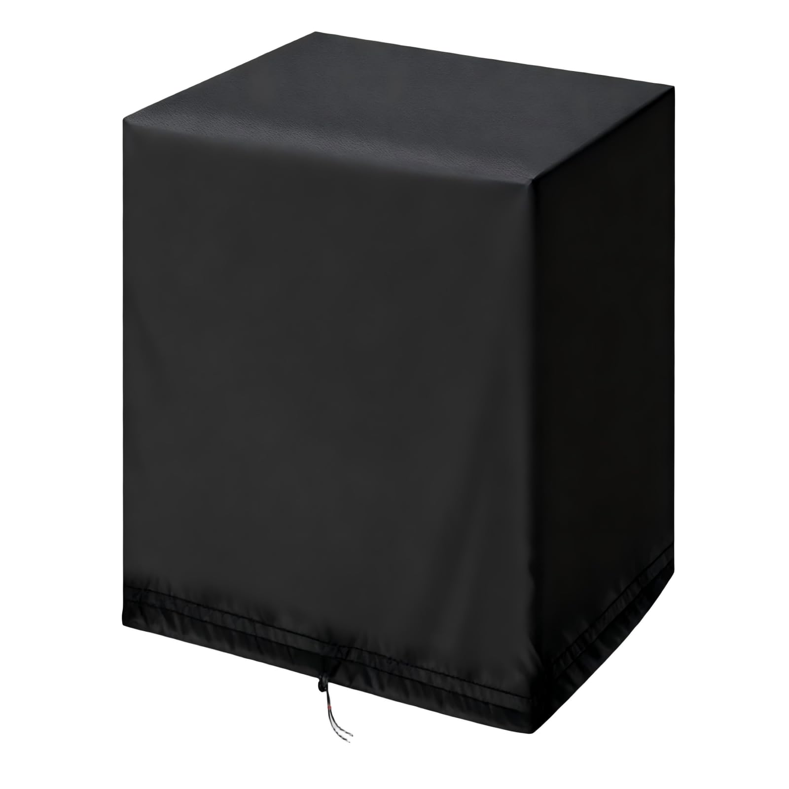 Hohong Side Table Cover Waterproof 63×33×55 cm, 500D Heavy Duty Outdoor Table Cover, Windproof Small Garden Table Covers with PU Coating - Black