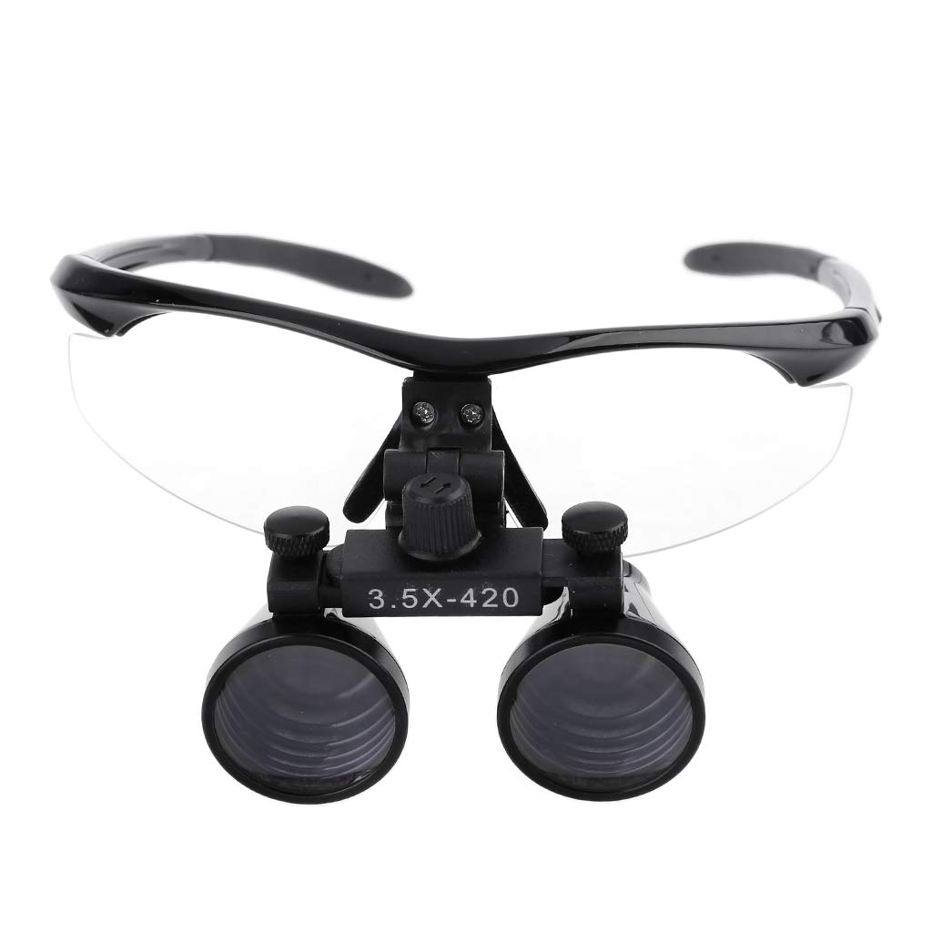 3.5X tête Portant loupe Dentaire loupe Lunettes Dentiste binoculaire loupe chirurgicale