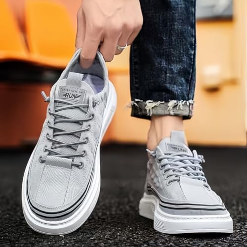 Mens Slip On Walking Shoes Non Slip Running Shoes Workout Shoes Breathable Fashion Sneakers2