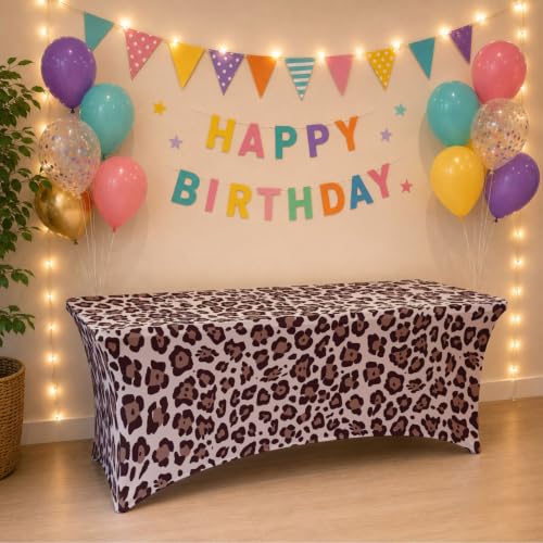Nappe léopard extensible infroissable pour en finir avec les plis de table - 7