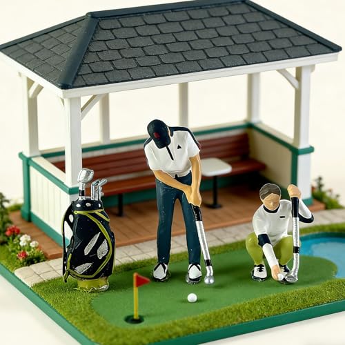 Figurine miniature de golf 1 64 pour exposition diorama - 5