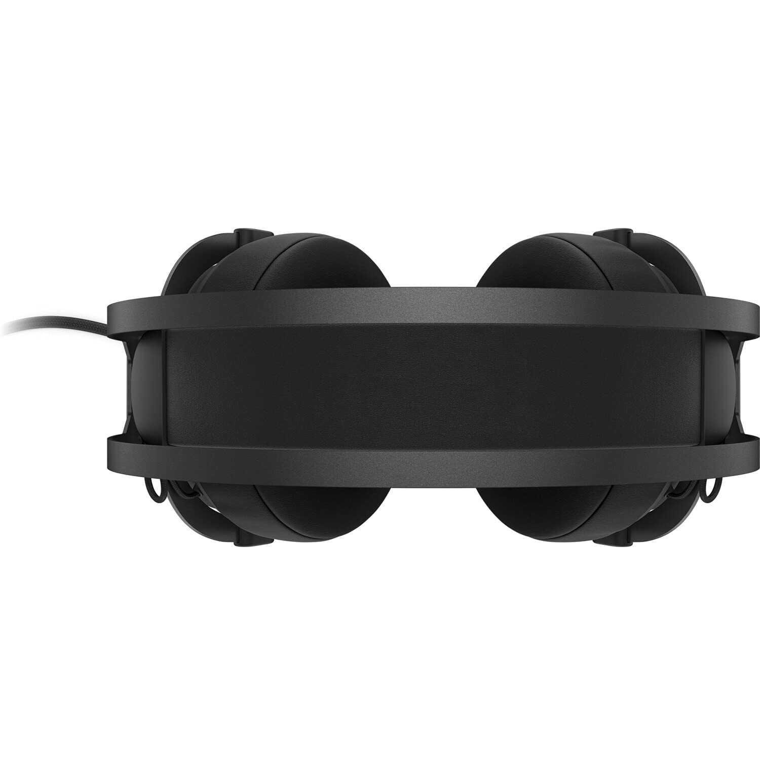 HP - Gaming OMEN Blast Casque avec câble USB, Audio Surround 7.1, Arceau Suspendu, Coussinets rembourrés, Microphone rétractable, Commandes en Ligne, compatibilité PC et Console Noir 1A858AAABB