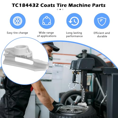 Image of Tire Changer Low Profile Mount Head, TC184432 Demount Head Kit Fit for Coats, 1Pack Tire Machine Changer Mount Head, Tire Changer Duck Head For Low Profile Tires - Larger Channel For Difficult Wheels
