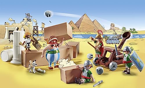 Playmobil 71268 Asterix: Edifis and the Battle of the Palace, working catapult of the Romans, collection play figures - Image 3