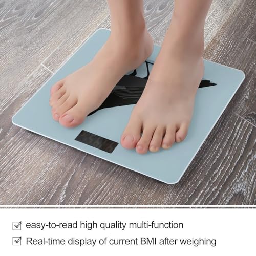 Báscula Digital Elegante Bird Negra para Peso Corporal miniatura 5
