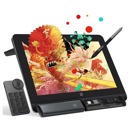 XPPen Artist Pro 14 Gen2 Drawing Tablet with Screen 14 inch Graphic Art Tablet with Full Laminated Anti-Glare Screen 16384 Pressure Levels X3 Pro Battery-Free Stylus 123% sRGB Tilt Stand Mini Keydial