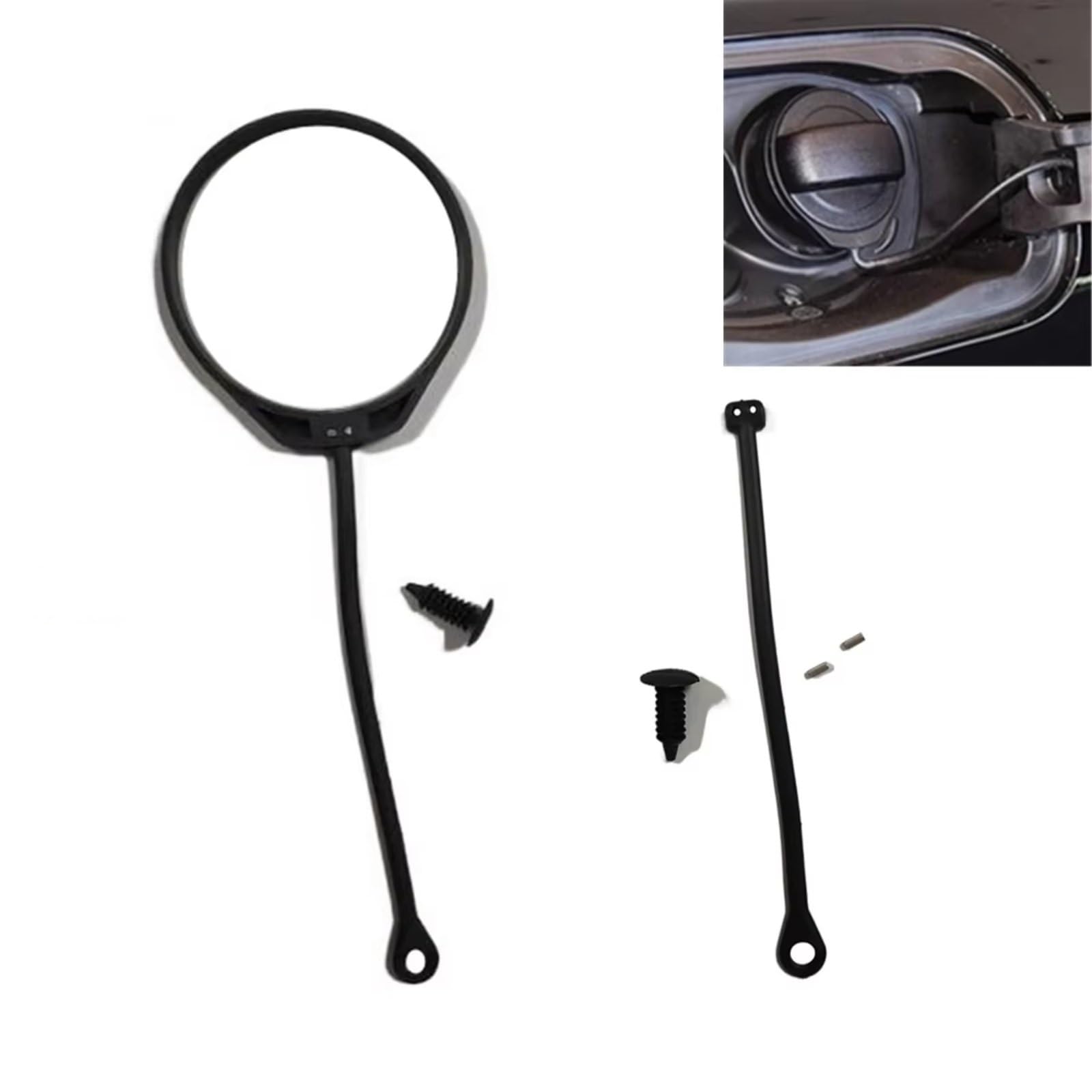 Compatible Con A2 A1 A3 A4 A5 A6 A7 A8 Q3 Q5 Q7 Tapa Depósito Combustible Tapa Depósito Cable Banda Cuerda Accesorios Para Coche OEM: 180201556 Línea tapa tanque Correa(Size2)
