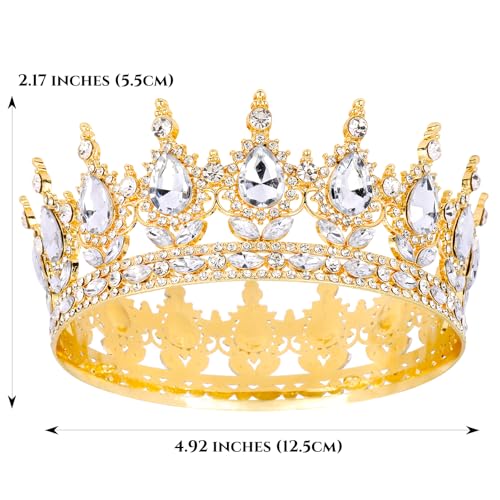 50% Off TOBATOBA Rhinestone Queen Crown Tiara - Image 3