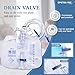 5 Pack 2000ml Urine Drainage Bag with 48
