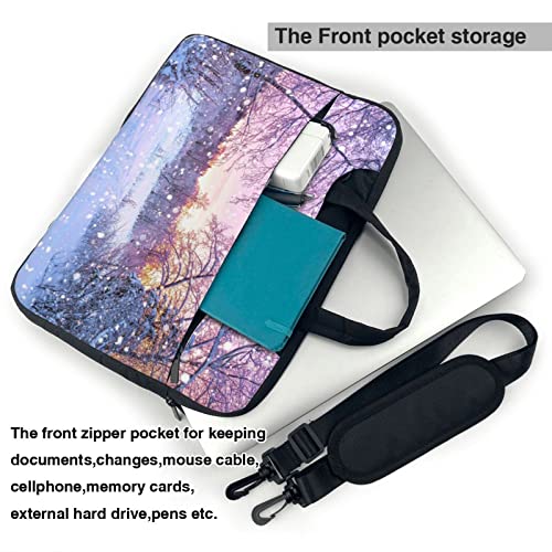 Bolso Winter impreso para portátil 15.6 pulgadas unisex miniatura 4