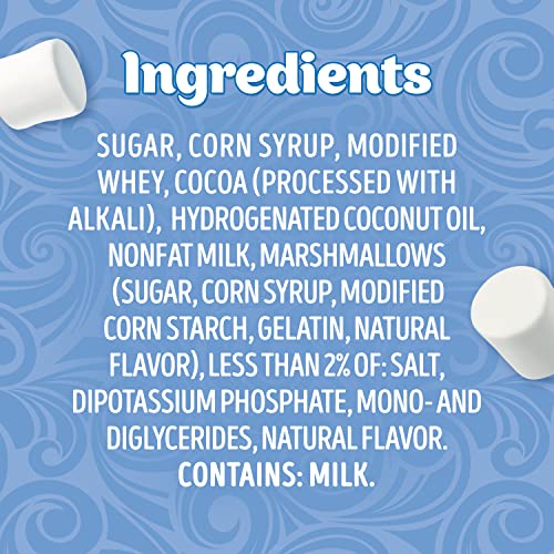 Swiss Miss Hot Cocoa Drink Mix, Milk Chocolate with Marshmallows, Hot Cocoa Bar Supplies, 21.59 oz. Canister