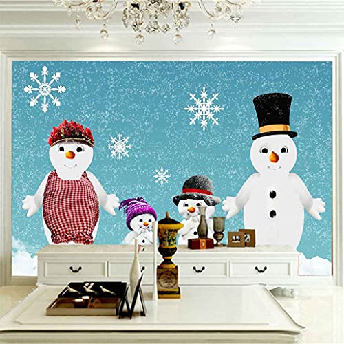 Canevas papier peint 3D haute résolution et peinture murale de Noël pour chambre et salon