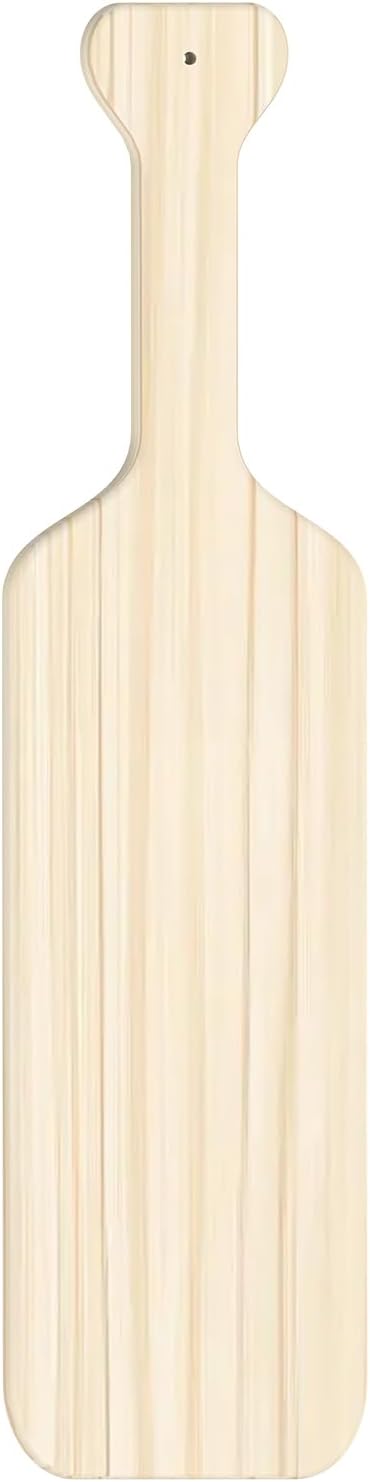 FameFame 15Inch Greek Fraternity Paddle, Solid Sorority Wood Paddle, Unfinished Pine Wooden Paddle, 1Pack