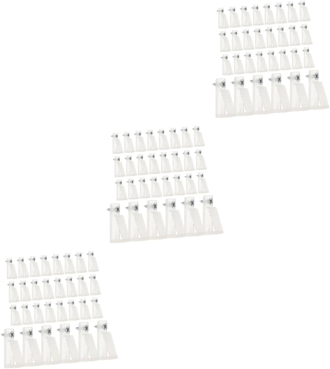 Zerodeko 90pcs Led String Light Clips with Screws Hanger Hooks for Outdoor and Indoor Use for Hanging String Lights Christmas Decorations and More