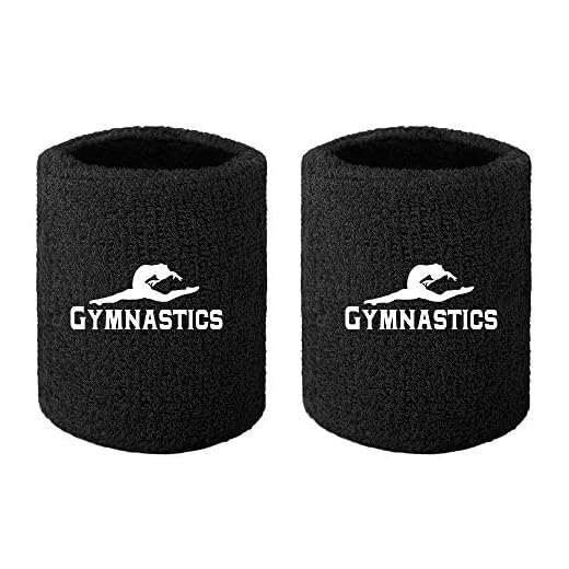 Gymnastics Wristbands Sweatband for Grips 4" X 2.75" (1 Pair)