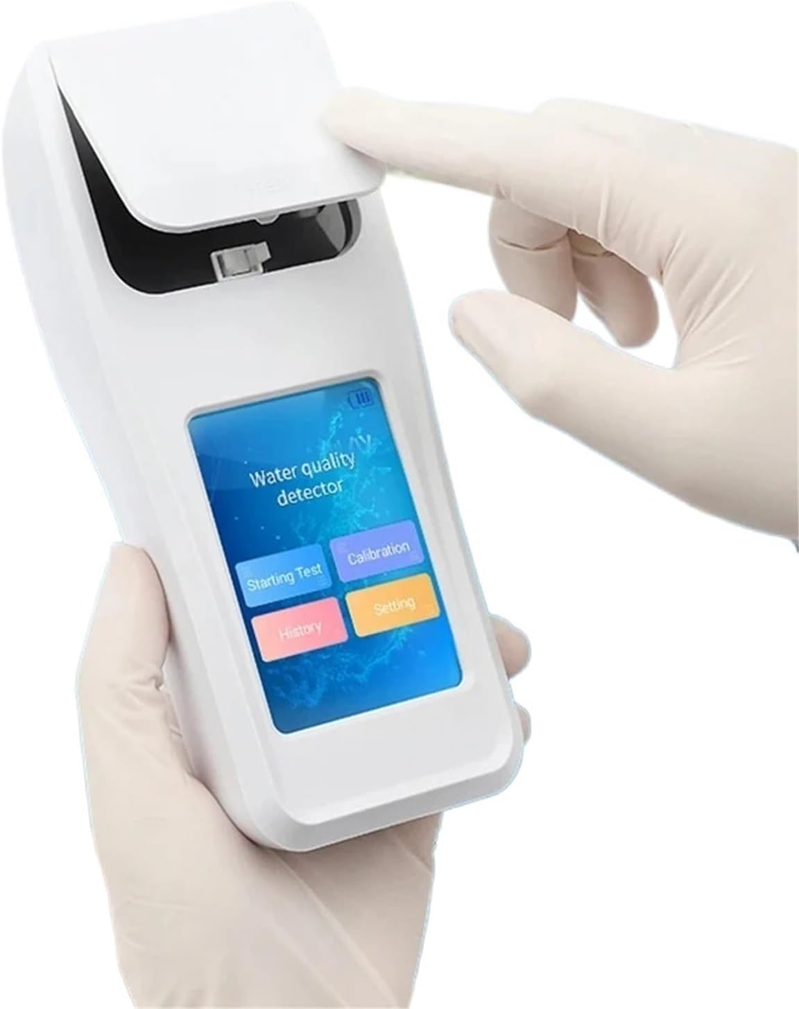 1pc Handheld Water Quality Detector Ammonia Nitrogen Dissolved Oxygen Analyzer Chloride Multi-Parameter Water Analysis Instrument(HM-SS11)