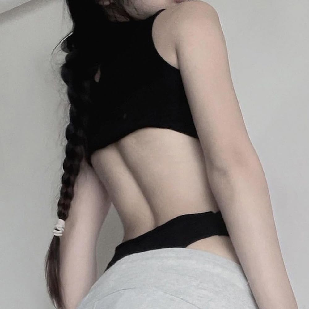 SINROYEE Sexy Creux Out Femmes Body Summer Streetwear Tenue Gothique Combinaison T-shirt Manches Courtes Sans Manches
