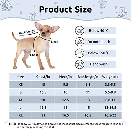 Preferhouse 1320-PH-DOG T-SHIRT2-BLUE-M Pet Dog Striped T-Shirt Dogs Cats Cotton Vest Spring Summer Pet Apparel Tee Shirt Suitable thumb #3