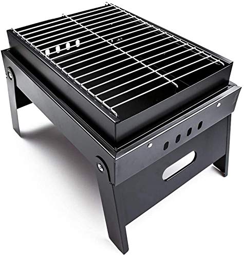 Regale verstellbar Charcoal Grill Folding Grill Holzkohlegrill Edelstahl Tragbare Outdoor-Camping-Grill Blumentopf-Rack