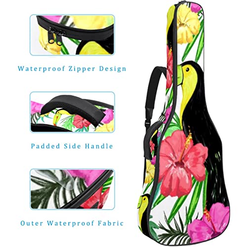Housse pour guitare acoustique – Motif jungle – Feuilles de palmier – 1 cm d’épaisseur – Étanche – 101,6 cm – 104,1 cm… - Les Beatles, Paul McCartney, John Lennon, RIngo Starr, George Harrison Housse pour guitare acoustique - Motif jungle - Feuilles de palmier - 1 cm d'épaisseur - Étanche - 101,6 cm - 104,1 cm… – Image 5
