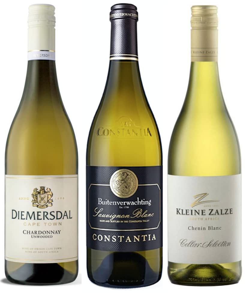 3er Probierpaket Weißwein aus Südafrika zum Kennenlernen | trocken | 3 x 0,75 L.
