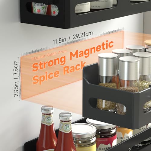 Save 20% on 4-Pack Magnetic Spice Rack for Fridge - Image 2