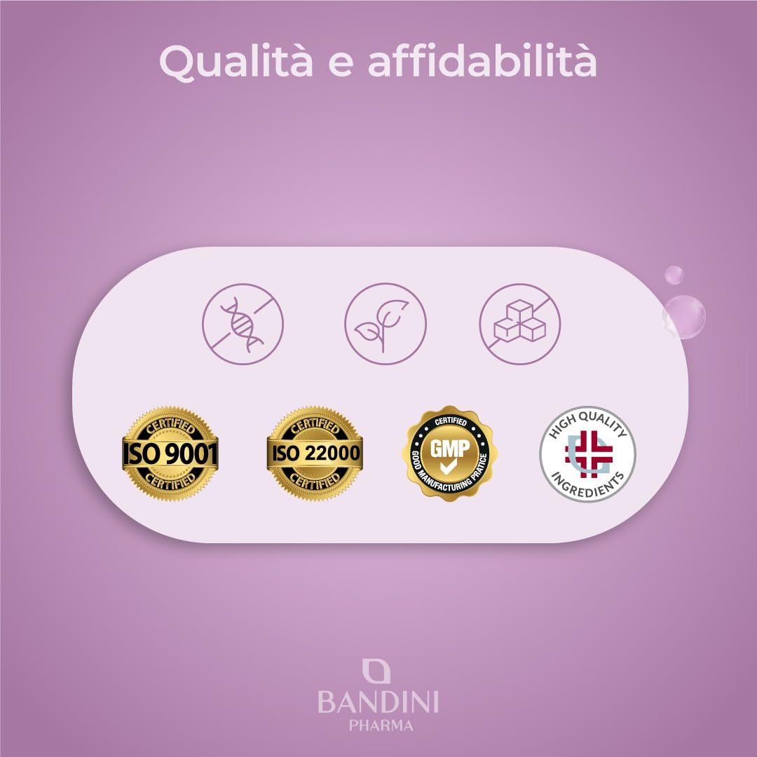 Bandini® Complesso Naturale di Cimicifuga, Trifoglio Rosso e Salvia - 60 Capsule - Dosaggio Equilibrato con 200mg di Trifoglio, 100mg di Salvia e 80mg di Cimicifuga - Supporta l’Equilibrio Quotidiano