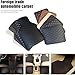 4Pcs Car Floor Mats for Mercedes Benz S Class A217 Cabriolet 2014-2023 2024 2025, Leather Waterproof Non Slip Floor Liner All Weather Car Carpet Interior Accessories,Black