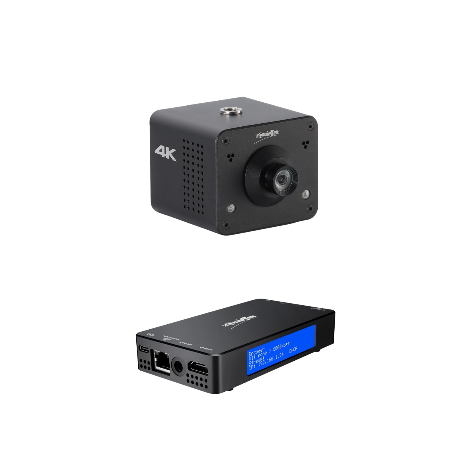 ZowieBox Encodeur Décodeur NDI 4K avec caméra POV M12 autonome - 8