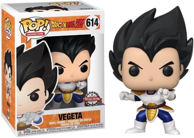 Funko Pop! Animation: Dragon Ball Z Vegeta Metallic Exclusive Vinyl Figure #614